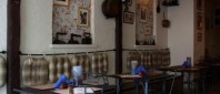 empty trattoria tables