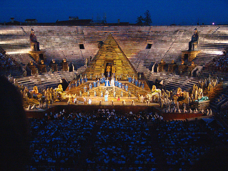 Map of Italy's Opera Houses - Arena di Verona
