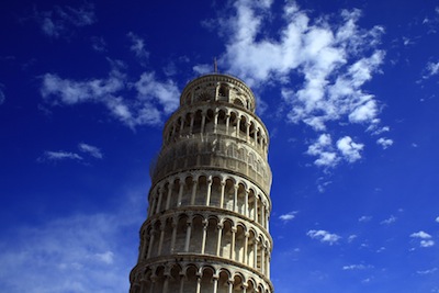 Pisa leaning tower