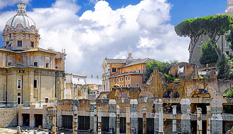 Rome forum Italy