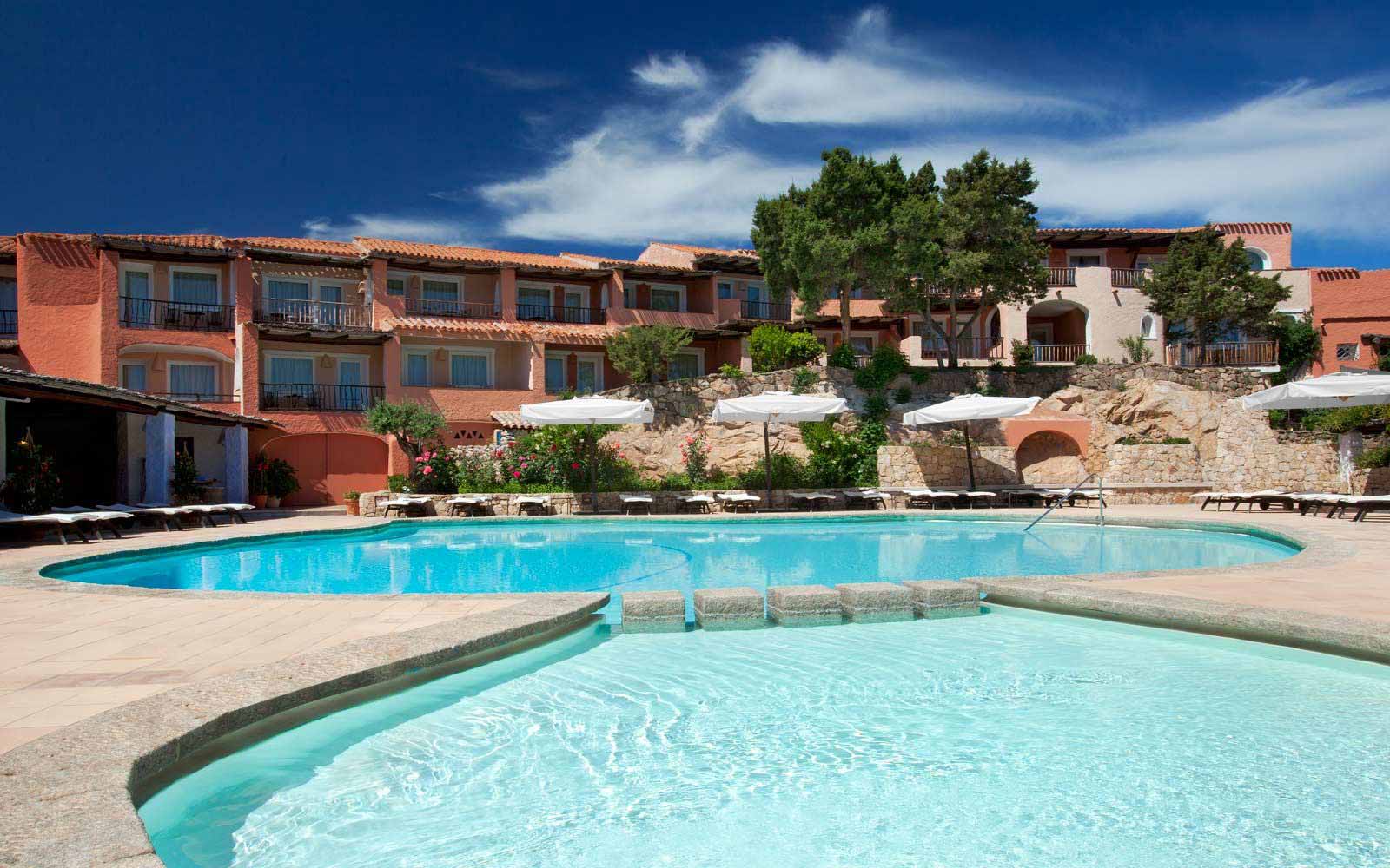 View of Cervo Hotel from the swimming pool