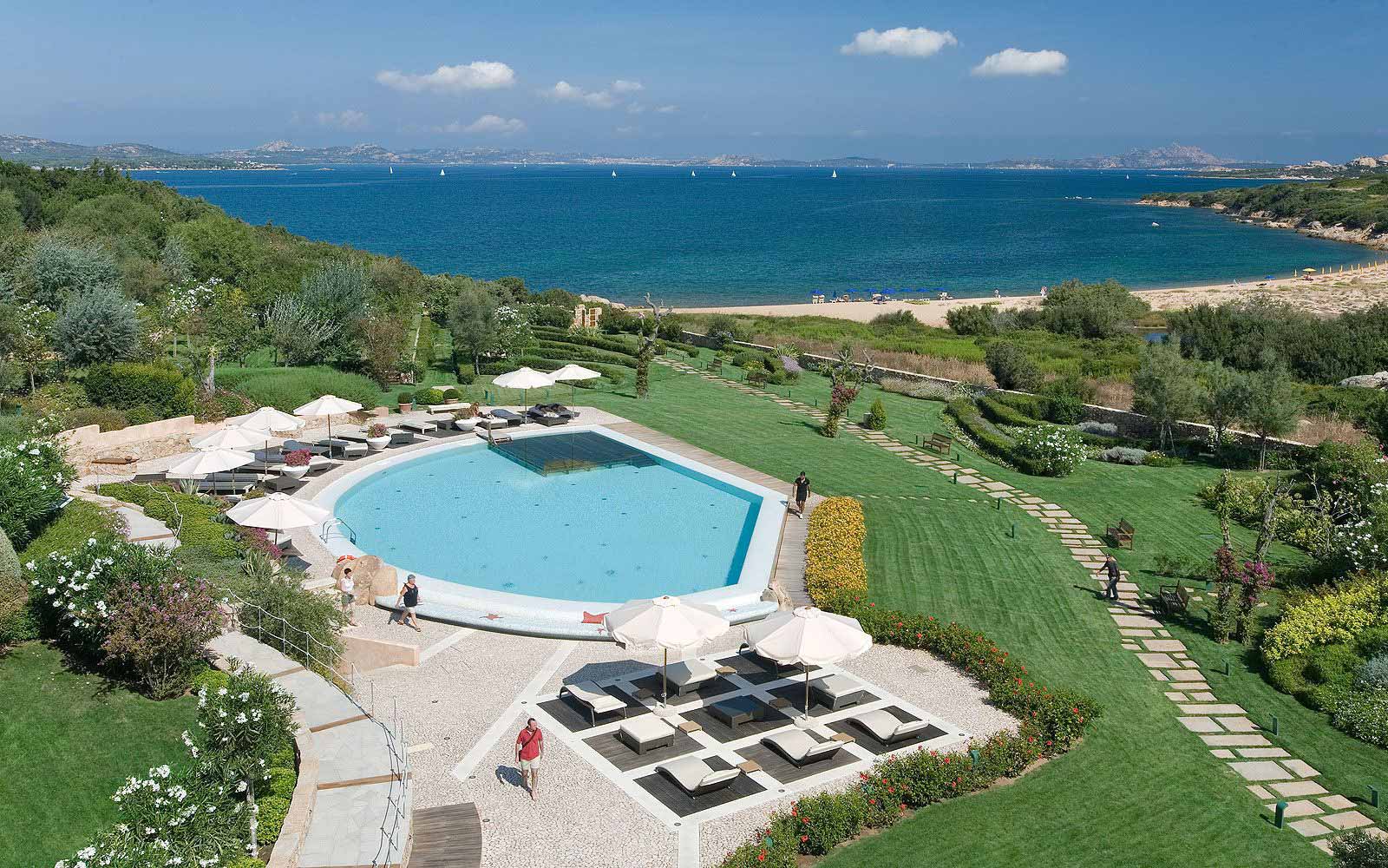 Panoramic view of the L'Ea Bianca Luxury Resort
