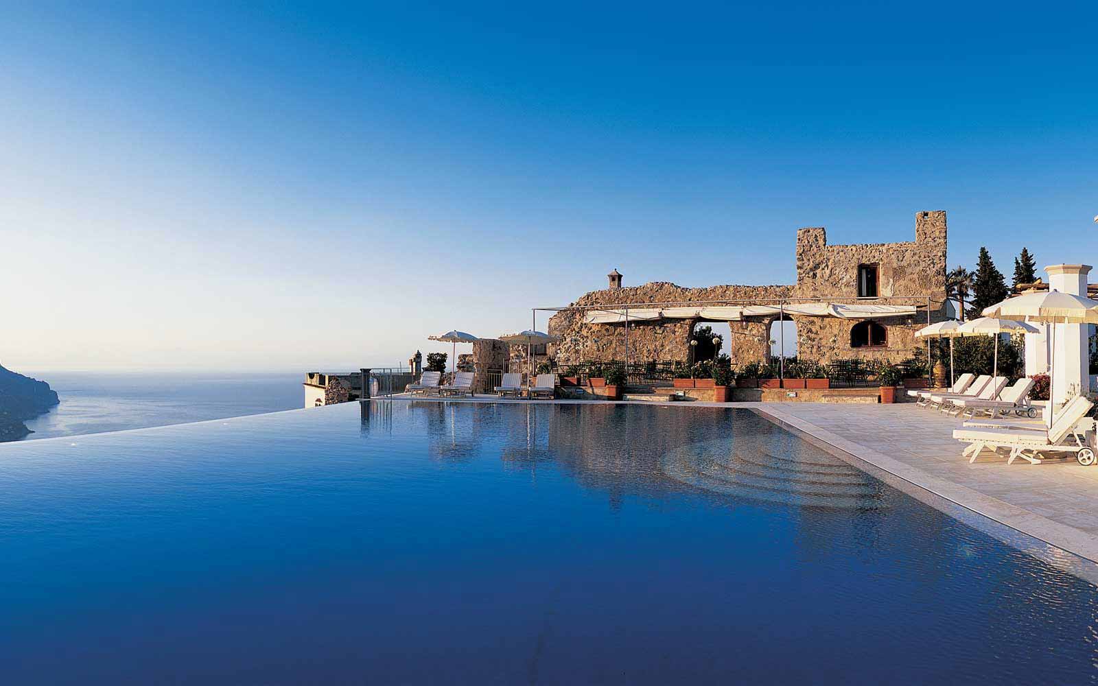 Infinity pool at Belmond Hotel Caruso