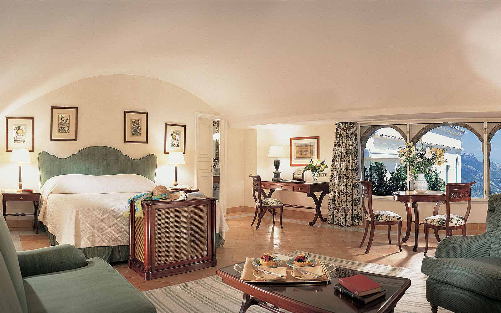 Deluxe Junior Suite with seaview at the Belmond Hotel Caruso