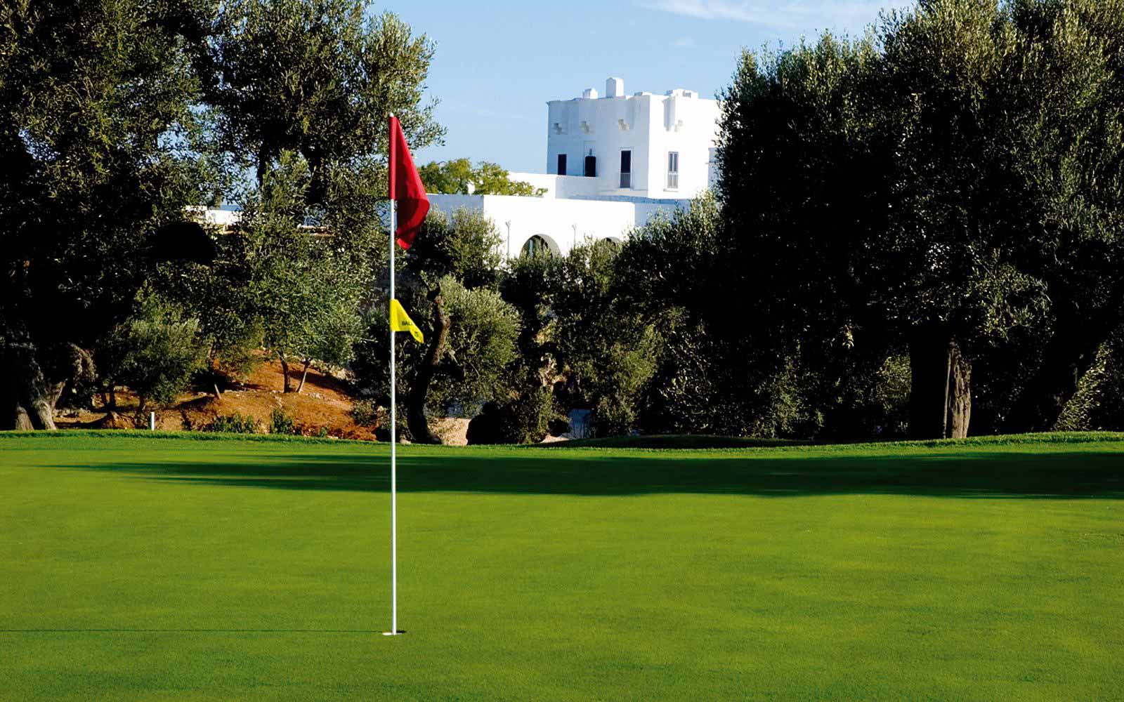 Golf course at Masseria Torre Maizza