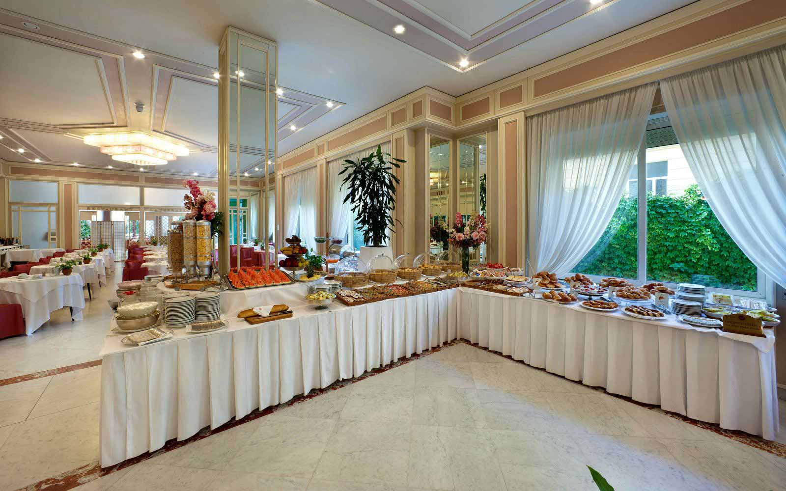 Breakfast buffet at Hotel Continental Sorrento