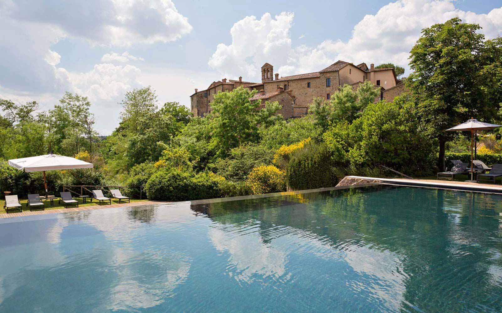External Pool at Castel Monastero Tuscan Resort & Spa