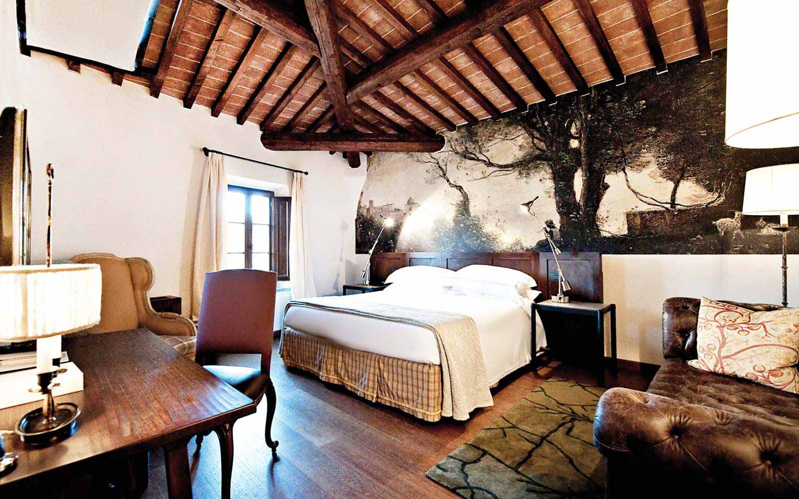 Deluxe room at Castel Monastero Tuscan Resort & Spa