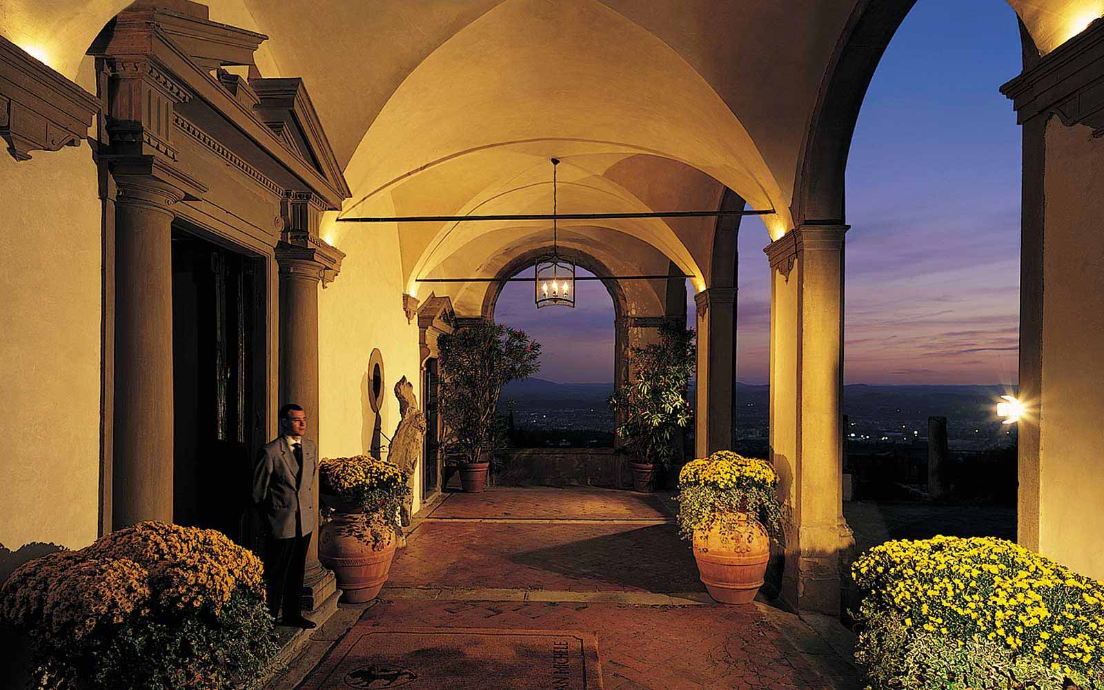 Entrance to the Belmond Villa San Michele