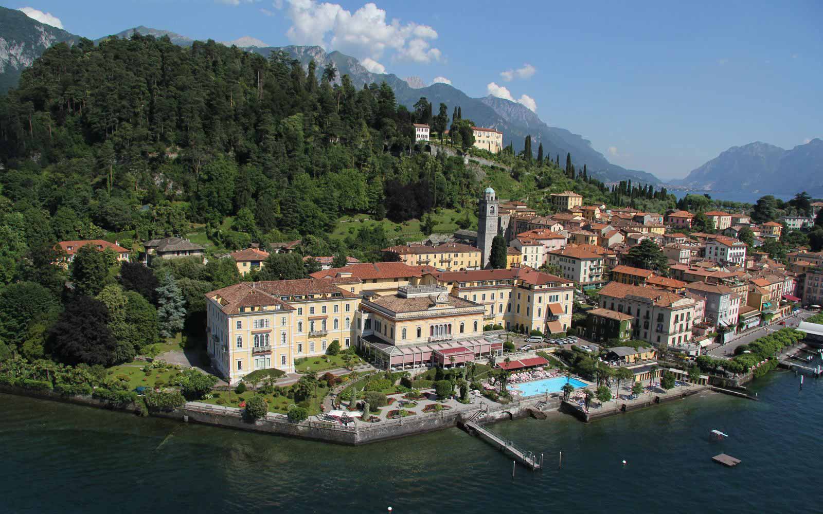 Panoramic view of Grand Hotel Villa Serbelloni
