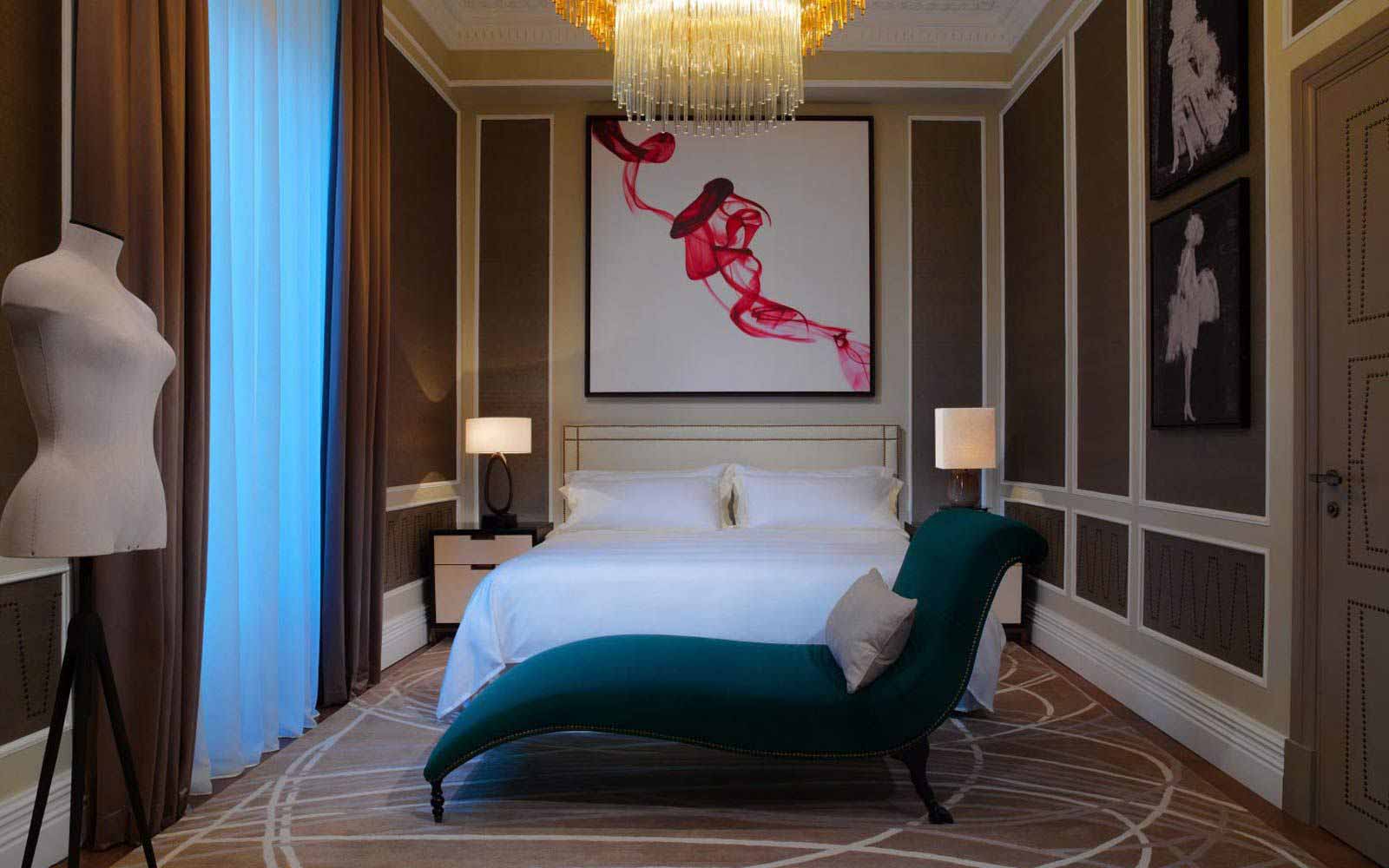 Ambassador Couture suite bedroom at St.Regis Grand Hotel