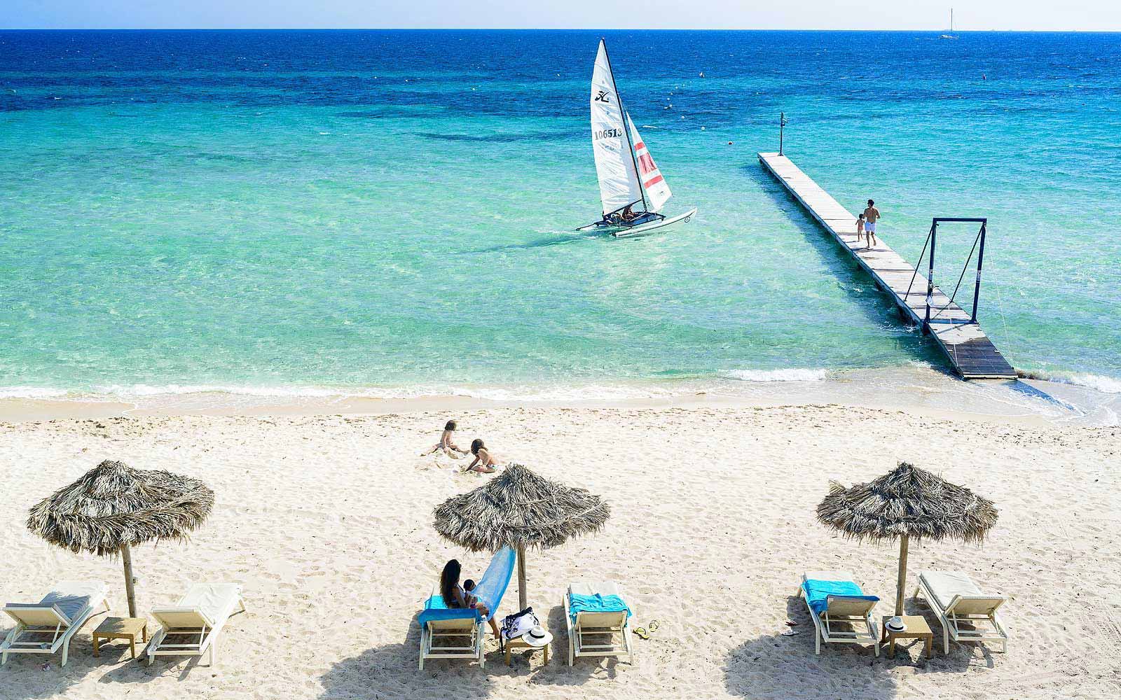 Beach at the Forte Village Resort