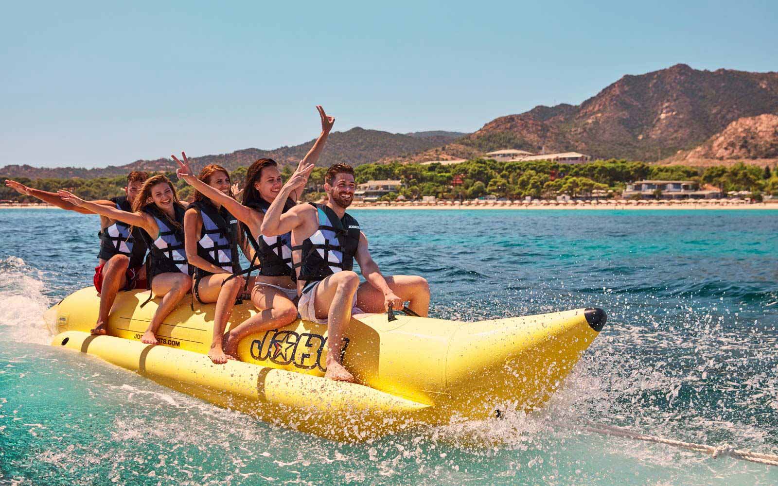 Watersports activities at the Forte Village Resort